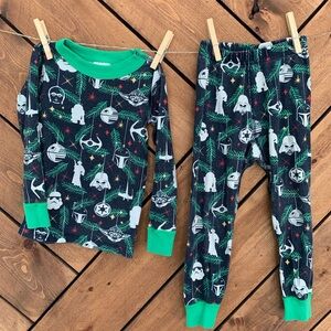Hanna Andersson Disney Star Wars Christmas Pajama Set - 3T